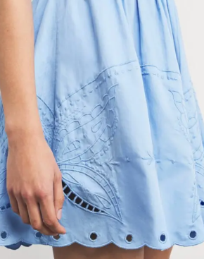 Claudie Pierlot  Butterfly-Embroidered Mini Dress 5