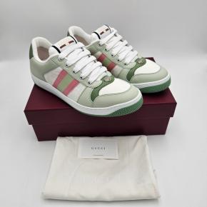 Gucci Green And Pink Retro Trainers 7