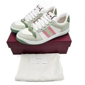 Gucci Green And Pink Retro Trainers 6