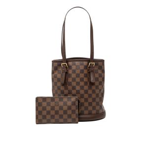 Louis Vuitton Coated Canvas Damier Ebene Marais 7