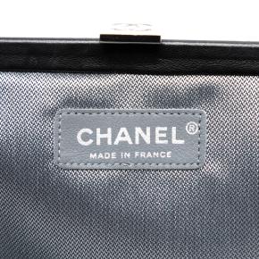 Chanel Black Quilted Lambskin Mademoiselle Ligne Clutch 5
