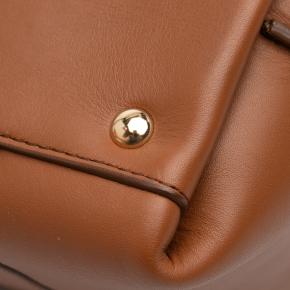 Ferragamo Tan Leather Gancini Sookie Tote 9