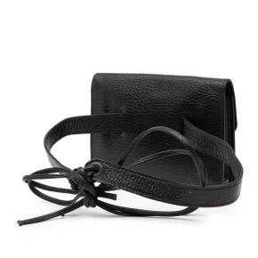 Hermes Black Courchevel Pochette Bum Bag 2