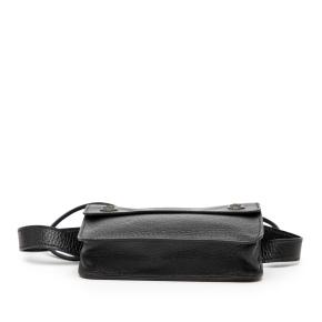 Hermes Black Courchevel Pochette Bum Bag 3