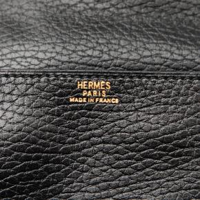 Hermes Black Courchevel Pochette Bum Bag 5