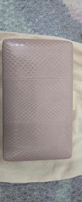 Valentino Pink Watersnake Clutch Bag Minaudiere 13