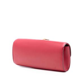 Hermes Rouge Vif Tadelakt Egee Clutch 2