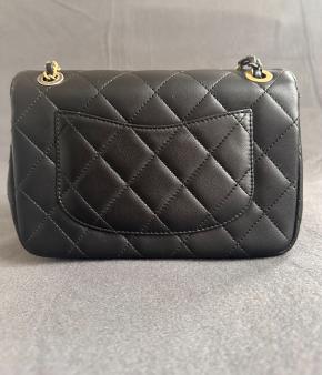 Chanel Collectible Embellished Black Quilted Flap Bag 3