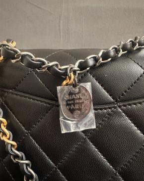 Chanel Collectible Embellished Black Quilted Flap Bag 7