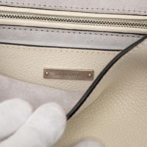 Miu Miu White Goatskin Madras Soft Calf Crystal Embellished Crossbody 5