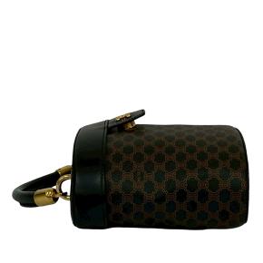 Celine Black Macadam Coated Canvas Vanity Bag 2