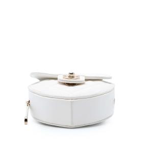 Chanel White Mini Lambskin CC in Love Heart Crossbody 3