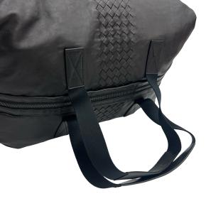 Bottega Veneta Black Intrecciato Trimmed Leather Duffle Bag 9