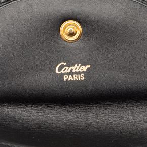 Cartier Black Leather Panthere Bag 6