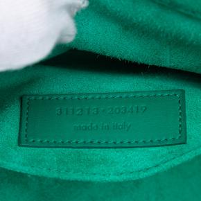 Saint Laurent Green Leather Chyc Ligne Clutch 6