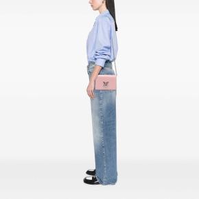 Louis Vuttin Pink Epi Twist Belt Chain Wallet 10