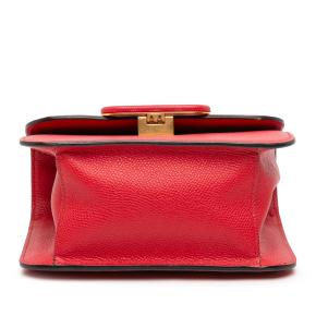 Valentino Red Small Grained Calfskin VSling Crossbody 3