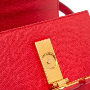 Valentino Red Small Grained Calfskin VSling Crossbody 6