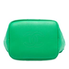 Chanel Green Small Quilted Lambskin Perfect Meeting Hobo 3