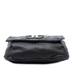 Chanel Black Large Calfskin Diamond Stitch Crossbody 4