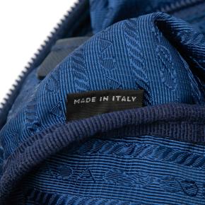 Prada Blue Tessuto Satchel 7