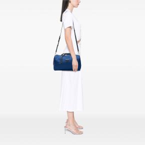 Prada Blue Tessuto Satchel 2