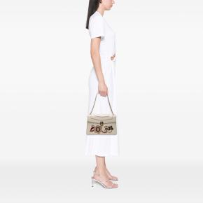 Bvlgari Medium Calfskin Floral Serpenti Forever Shoulder Bag 7