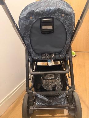 Dior Blue Oblique Dior Baby Stroller 8
