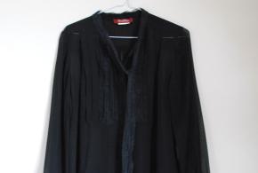 MaxMara Black Lace Blouse 9