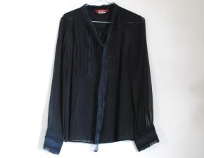 MaxMara Black Lace Blouse 3