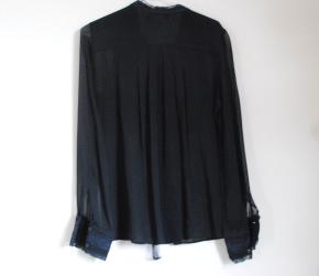 MaxMara Black Lace Blouse 8