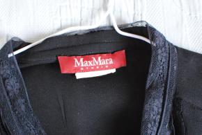 MaxMara Black Lace Blouse 10