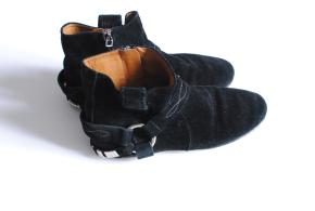 Isabel Marant Black Suede Gaucho Boots 3