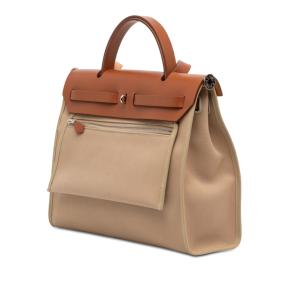 Hermes Tan Toile Herbag Zip 31 2
