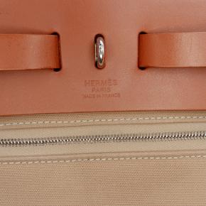 Hermes Tan Toile Herbag Zip 31 5
