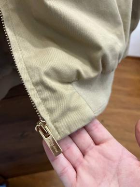 Miu Miu Beige Cotton Bomber Jacket 11