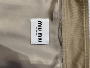 Miu Miu Beige Cotton Bomber Jacket 5