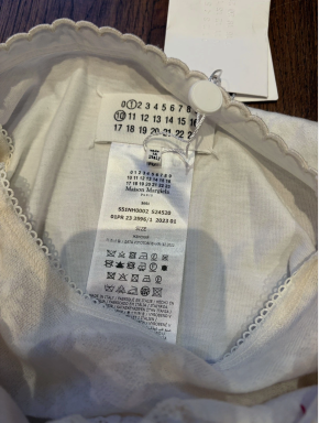 Maison Martin Margilea White Deconstructed Lingerie Top 4