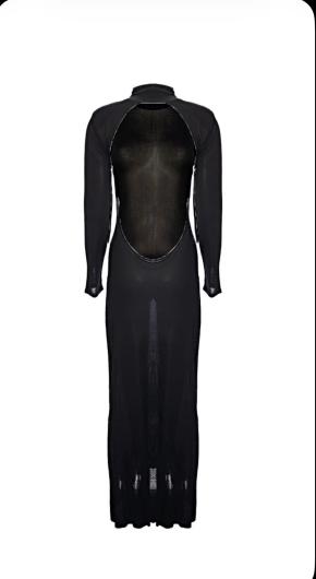 Tom Ford Black Backless Maxi Dress 2
