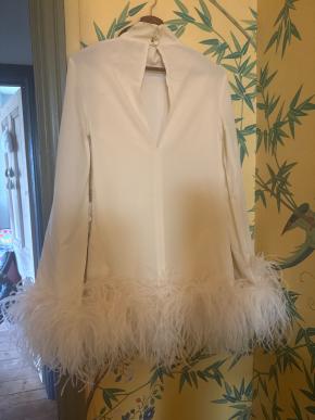 Tailler Marmo Cream Crepe Gina Dress 2