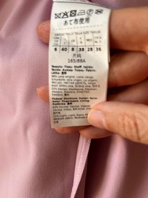 MaxMara Pink Wool Blazer 8