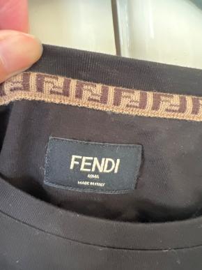Fendi Black Cotton T-Shirt 8
