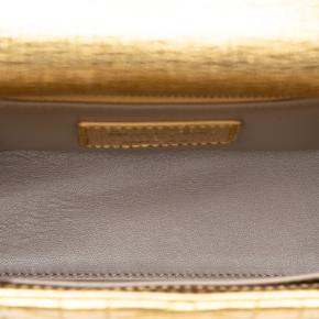 Dior Gold Small Metallic Grained Calfskin Cannage My ABCDior Lady Dior 4