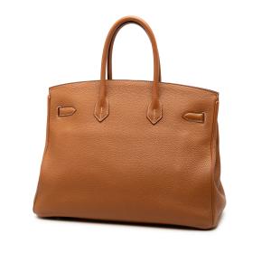 Hermes Gold Togo Birkin Retourne 35 2