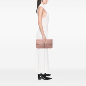 Gucci Pink Pebbled Calfskin Soft Jackie Clutch 7
