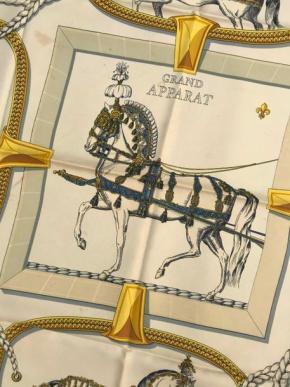 Hermès Vintage  Grand Apparat – 90cm Silk Scarf 4