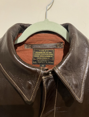 Buzz Rickson Brown Type-A Rough Wear Leather Jacket 5