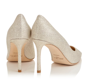 Jimmy Choo Romy 85 Glitter Pumps 5