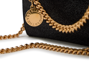 Stella McCartney Falabella Grained Faux Suede Wallet-On-Chain 6