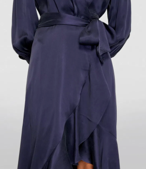 Zimmermann Silk Wrap Midi Dress 4